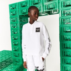 Женское поло Lacoste L!VE x Minecraft Oversize Fit