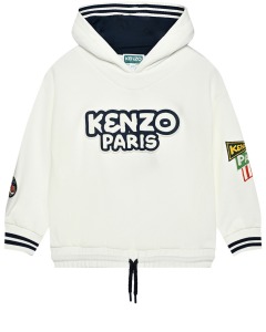 Толстковка-худи с имитацией морского ворота KENZO