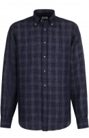 Хлопковая рубашка с воротником button down Brioni