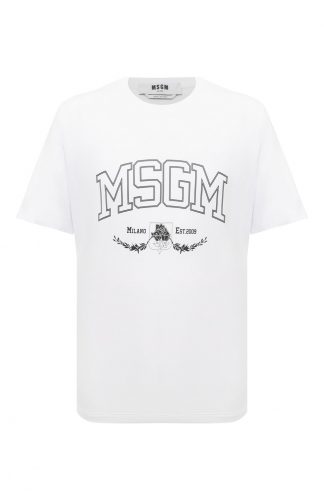 Хлопковая футболка MSGM