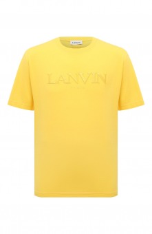 Хлопковая футболка Lanvin