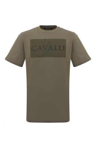 Хлопковая футболка Roberto Cavalli