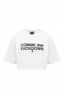 Хлопковая футболка Comme des Fuckdown