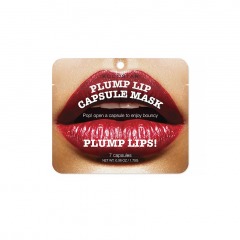 KOCOSTAR Капсульная Сыворотка для увеличения объема губ Plump Lip Capsule Mask Pouch.