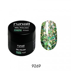 RUNAIL PROFESSIONAL Гель-лак с блестками