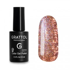 GRATTOL Гель лак светоотражающий Bright Crystal